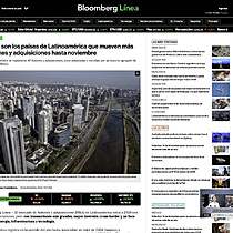 Estos son los pa�ses de Latinoam�rica que mueven m�s fusiones y adquisiciones hasta noviembre